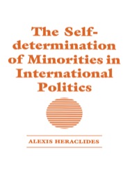 Imagen de portada: The Self-determination of Minorities in International Politics 1st edition 9780714640822
