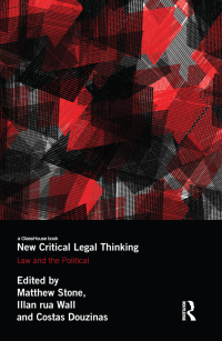 Omslagafbeelding: New Critical Legal Thinking 1st edition 9780415533058