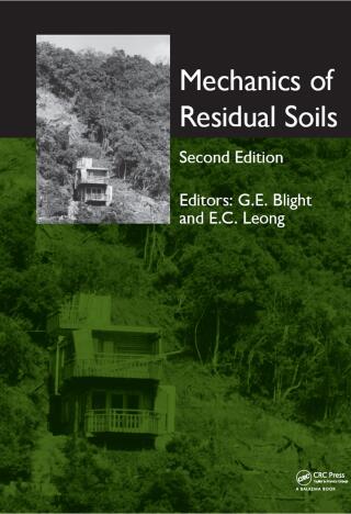 Cover image: Mechanics of Residual Soils 2nd edition 9781138072244