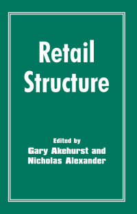 Cover image: Retail Structure 1st edition 9781138161221