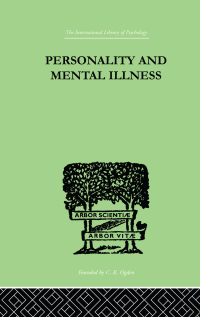 Imagen de portada: Personality and Mental Illness 1st edition 9780415209205