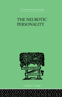 表紙画像: The Neurotic Personality 1st edition 9780415757898