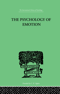Cover image: The Psychology of Emotion 1st edition 9780415209304