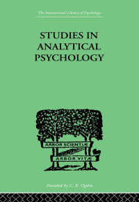 Immagine di copertina: Studies in Analytical Psychology 1st edition 9780415209380