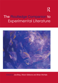 Cover image: The Routledge Companion to Experimental Literature 1st edition 9781138797383