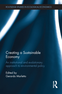 Cover image: Creating a Sustainable Economy 1st edition 9780415610766