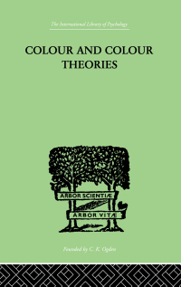 Imagen de portada: Colour And Colour Theories 1st edition 9781138874978