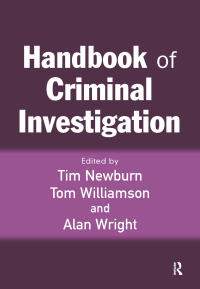 صورة الغلاف: Handbook of Criminal Investigation 1st edition 9781843921875
