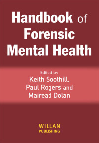 Omslagafbeelding: Handbook of Forensic Mental Health 1st edition 9781843922612