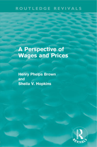 Titelbild: A Perspective of Wages and Prices (Routledge Revivals) 1st edition 9780415528283