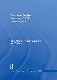 Cover image: Teaching English Literature 16-19 1st edition 9780415528221