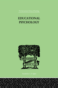 Cover image: Educational Psychology 1st edition 9781138875111
