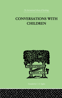 Imagen de portada: Conversations With Children 1st edition 9780415209922