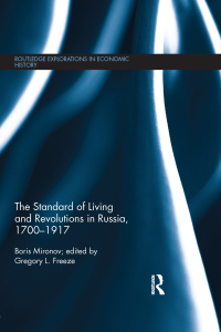 Cover image: The Standard of Living and Revolutions in Imperial Russia, 1700-1917 1st edition 9781138808423