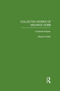 Cover image: Collected Works of Maurice Dobb 1st edition 9780415523097