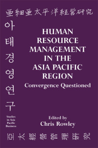 Cover image: Human Resource Management in the Asia-Pacific Region 1st edition 9780714644073