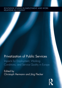 Cover image: Privatization of Public Services 1st edition 9780415884938