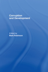 صورة الغلاف: Corruption and Development 1st edition 9780714644585