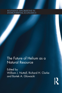 Cover image: The Future of Helium as a Natural Resource 1st edition 9780415576970