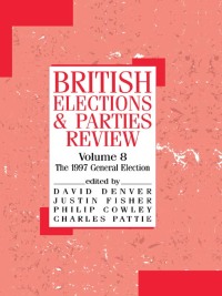 Imagen de portada: British Elections and Parties Review 1st edition 9780714649092