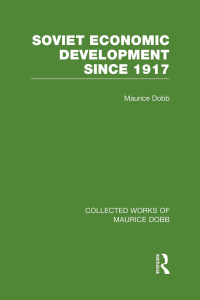 Cover image: Soviet Economic Development Since 1917 1st edition 9780415751452