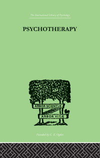 Imagen de portada: Psychotherapy 1st edition 9780415758055