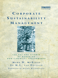 Cover image: Corporate Sustainability Management 1st edition 9781844079117