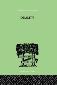 Cover image: Duality 1st edition 9780415210539