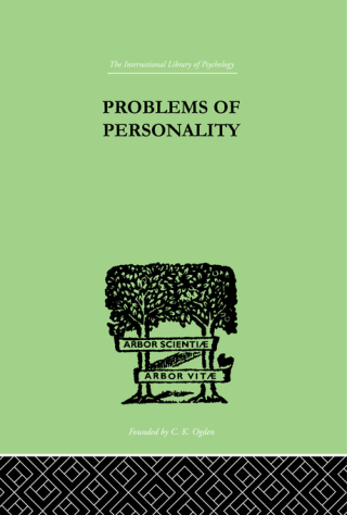 صورة الغلاف: Problems of Personality 1st edition 9780415210546