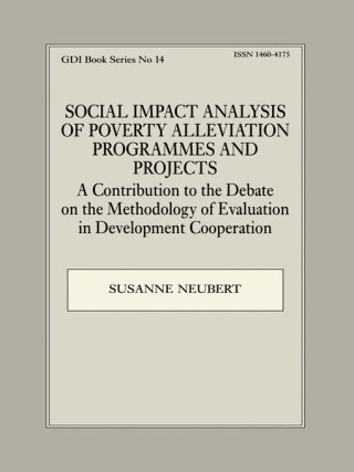 表紙画像: Social Impact Analysis of Poverty Alleviation Programmes and Projects 1st edition 9780714681511