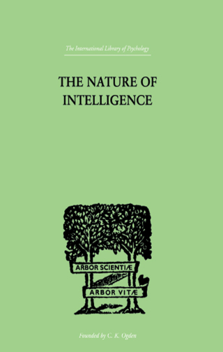 Cover image: The Nature of Intelligence 1st edition 9781138882553