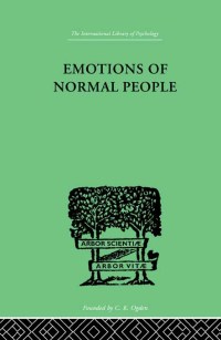 Immagine di copertina: Emotions Of Normal People 1st edition 9780415210768
