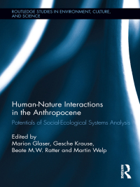 Omslagafbeelding: Human-Nature Interactions in the Anthropocene 1st edition 9780415510004