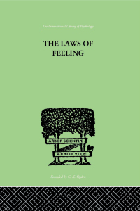 صورة الغلاف: The Laws Of Feeling 1st edition 9781138882584