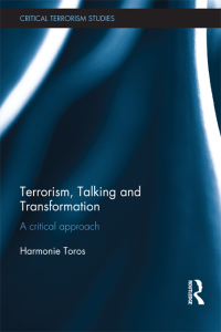 Imagen de portada: Terrorism, Talking and Transformation 1st edition 9781138495104
