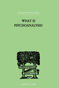 صورة الغلاف: What Is Psychoanalysis? 1st edition 9780415210867