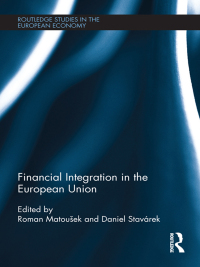 Imagen de portada: Financial Integration in the European Union 1st edition 9781138808386