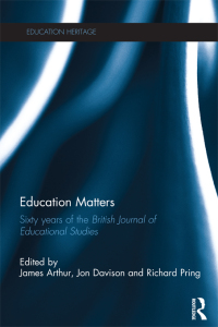 Imagen de portada: Education Matters 1st edition 9781138117266
