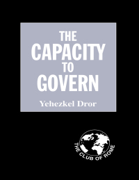 Imagen de portada: The Capacity to Govern 1st edition 9780714652283