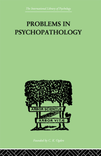 Imagen de portada: Problems in Psychopathology 1st edition 9781138875661