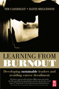Cover image: Learning from Burnout 1st edition 9781138433434
