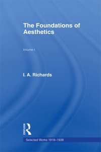 Cover image: Foundations Aesthetics     V 1 1st edition 9780415488419