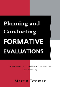 Omslagafbeelding: Planning and Conducting Formative Evaluations 1st edition 9781138153691