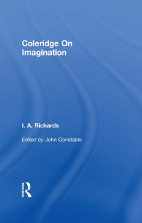 Cover image: Coleridge On Imagination   V 6 1st edition 9780367237653