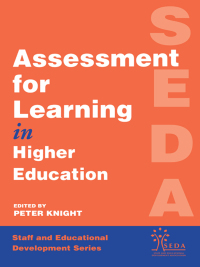 Cover image: Assessment for Learning in Higher Education 1st edition 9781138163751