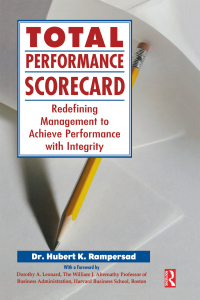 صورة الغلاف: Total Performance Scorecard 1st edition 9780750677141