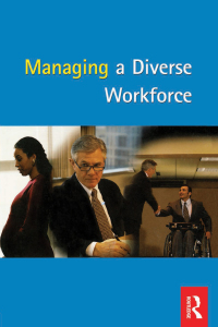 Cover image: Tolley's Managing a Diverse Workforce 1st edition 9781138433830
