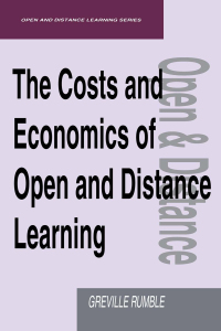 Cover image: The Costs and Economics of Open and Distance Learning 1st edition 9780749415198