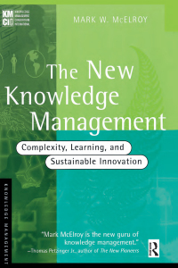 Imagen de portada: The New Knowledge Management 1st edition 9781138142442