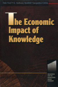 Imagen de portada: The Economic Impact of Knowledge 1st edition 9780750670098